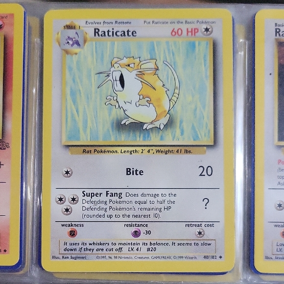 Pokemon Card Raticate - Picture 1 of 1